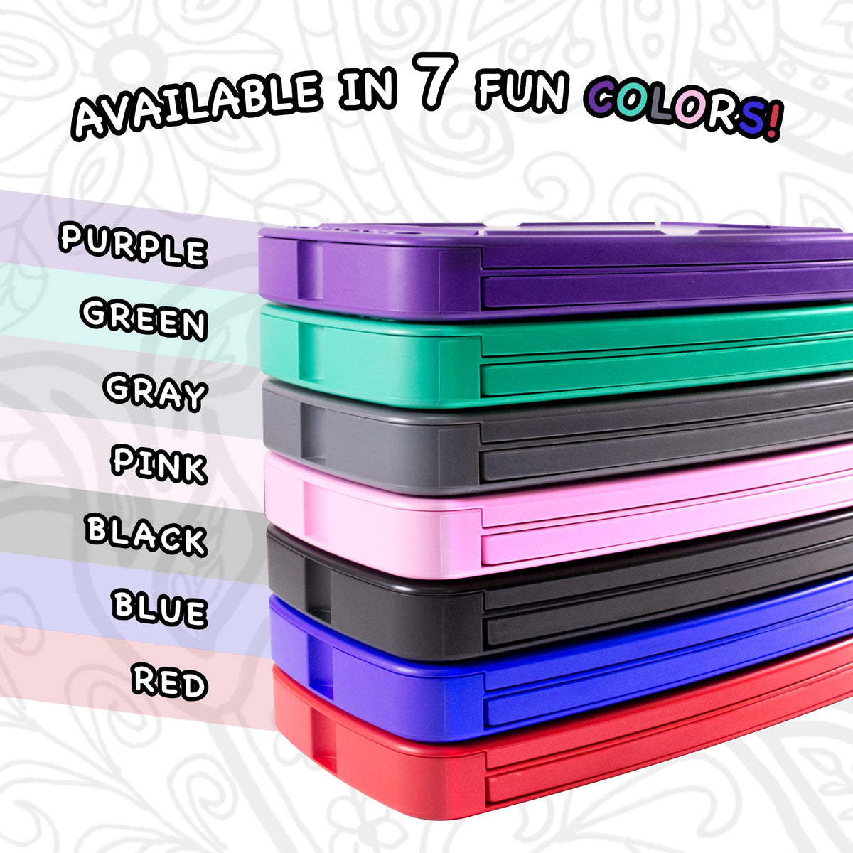 Colorpockit case easel mode supports coloring on laps or tables.
