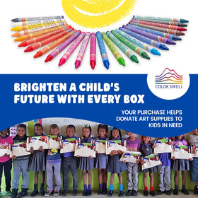 Color Swell 240 crayons provide ample color selection for families