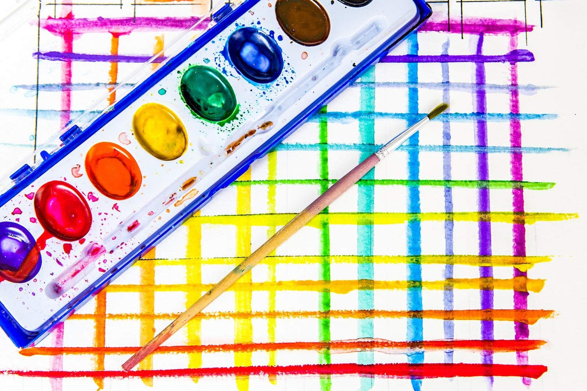 Close-up of Color Swell color palettes showing vibrant hues.
