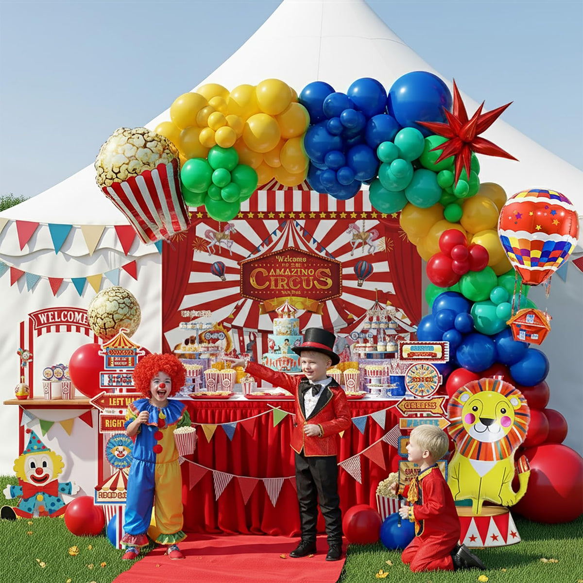 ColorToyz foil hot air balloons add festive shine to any party space.