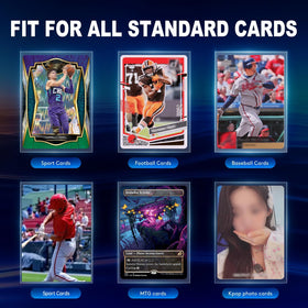 COLQU crystal-clear card sleeves offer true color viewing without removing cards.