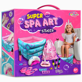 Combaybe Kids Spa Day Pool Tub for a safe, fun foot soak session.