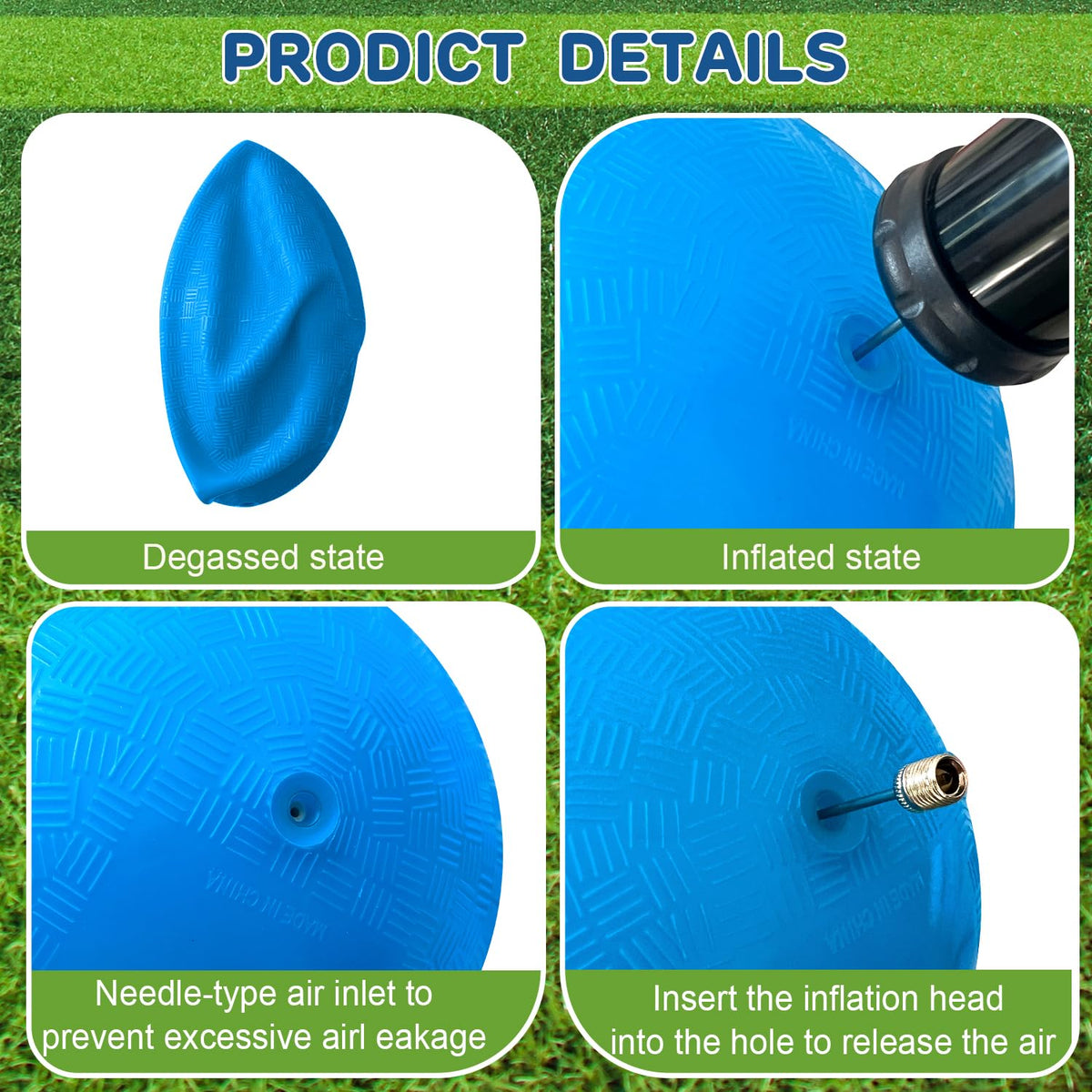 Comethu ball pump demonstrates quick inflation and simple setup
