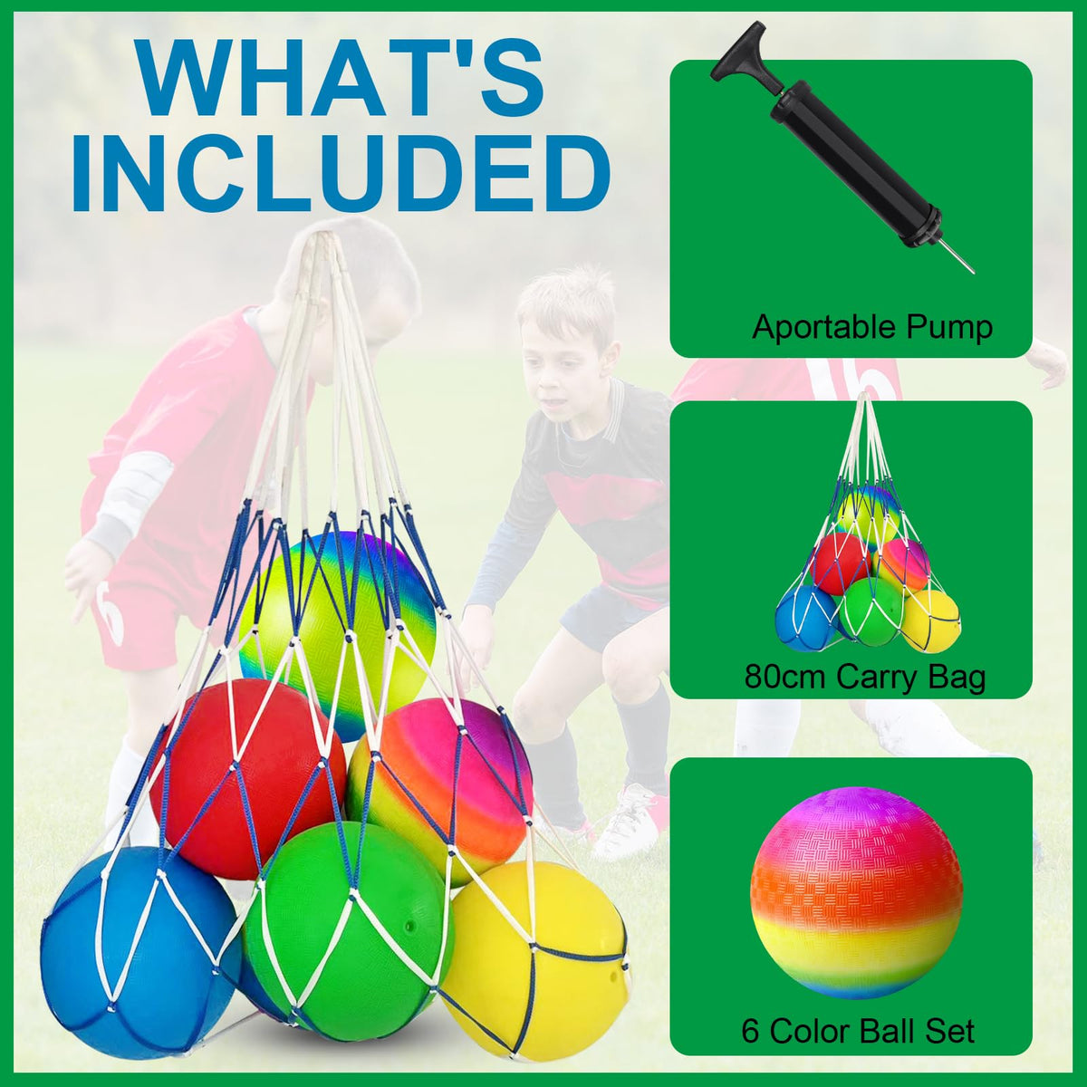 Mesh bag keeps Comethu balls tidy and portable
