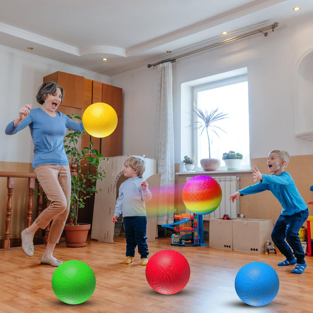 Premium PVC material on Comethu balls resists wear during outdoor use