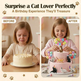 Comfudu cat party hats give whimsical accessories for guests.