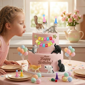 Comfudu mini balloons provide cheerful accents for festive tables.