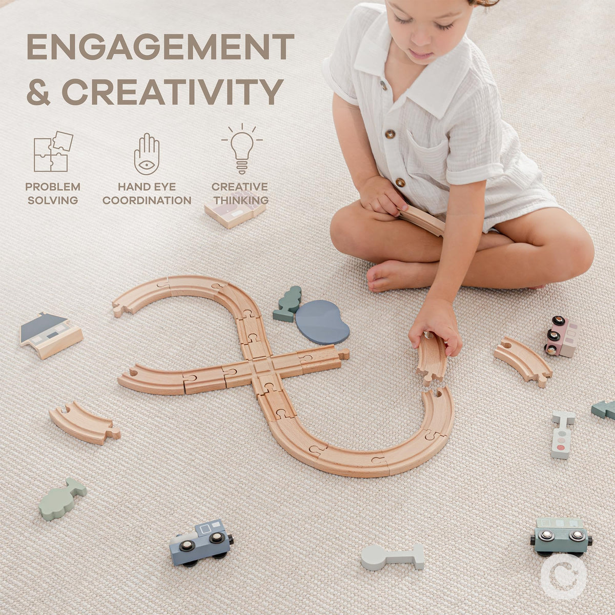 Comfy Cubs expandable layout encourages growing skills and flexible play
