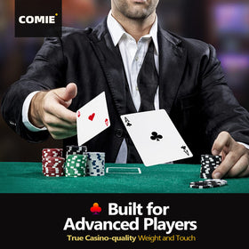 Set designed for 8 to 10 players in home games.