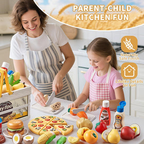 Comirth play food sets cheese and milk with cola spark family pretend dining adventures.