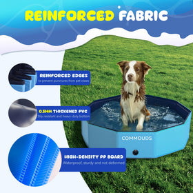 COMMOUDS foldable pool hose adapter included for simple water management.