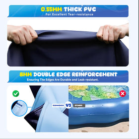 COMMOUDS Splash Pad 0.55mm PVC delivers durable protection against playful claws