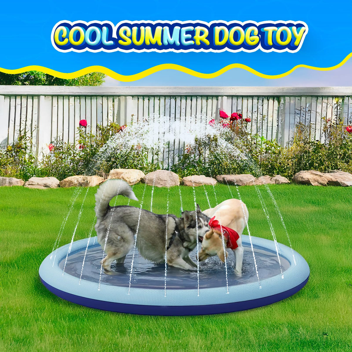 COMMOUDS Splash Pad creates joyful backyard moments for families and dogs
