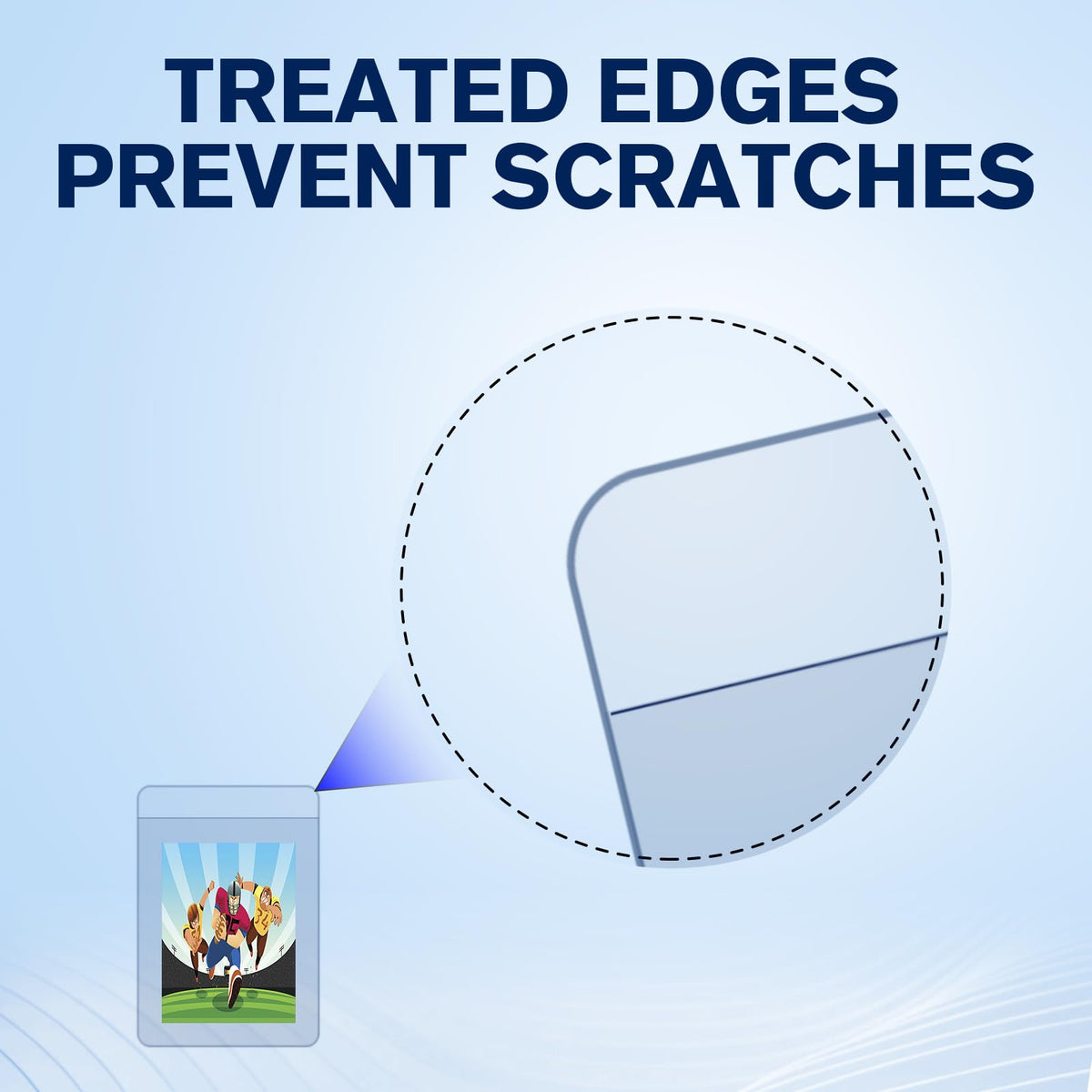 Comnge seamless storage system showcasing easy organization of card collections.