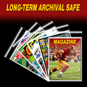 Comnge sturdy backings support upright storage in boxes or on shelves