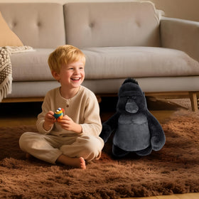 Comnonage gorilla plush companion for kids during playtime and learning