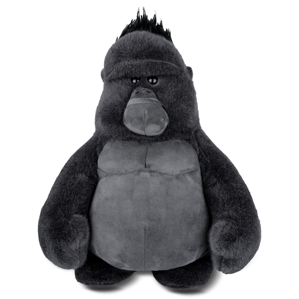 Comnonage gorilla plush with lifelike eyes for cozy cuddles and imaginative play