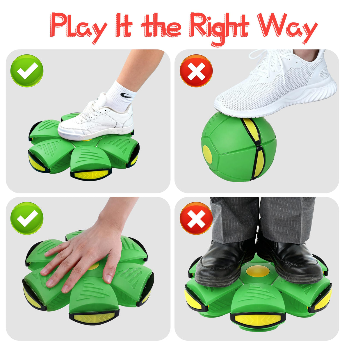 Promotes family play and coordination with Comnonage Metaball