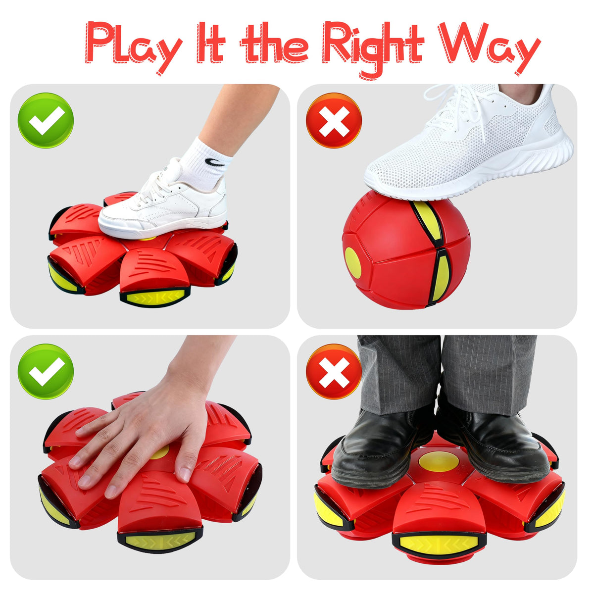 Comnonage Magic Metaball indoor and outdoor use for flexible fun.