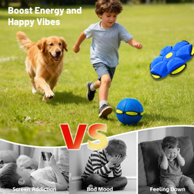Comnonage Magic Metaball LED glow enhances low light play.