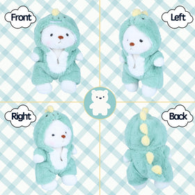 Comnonage Teddy Bear 13-inch size for easy cuddling and portability.