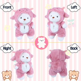 Comnonage Teddy Bear Plush compact size for easy carry and travel.