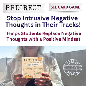 COMPASS Redirect Flashcards engage teens and adults with relatable thought examples.