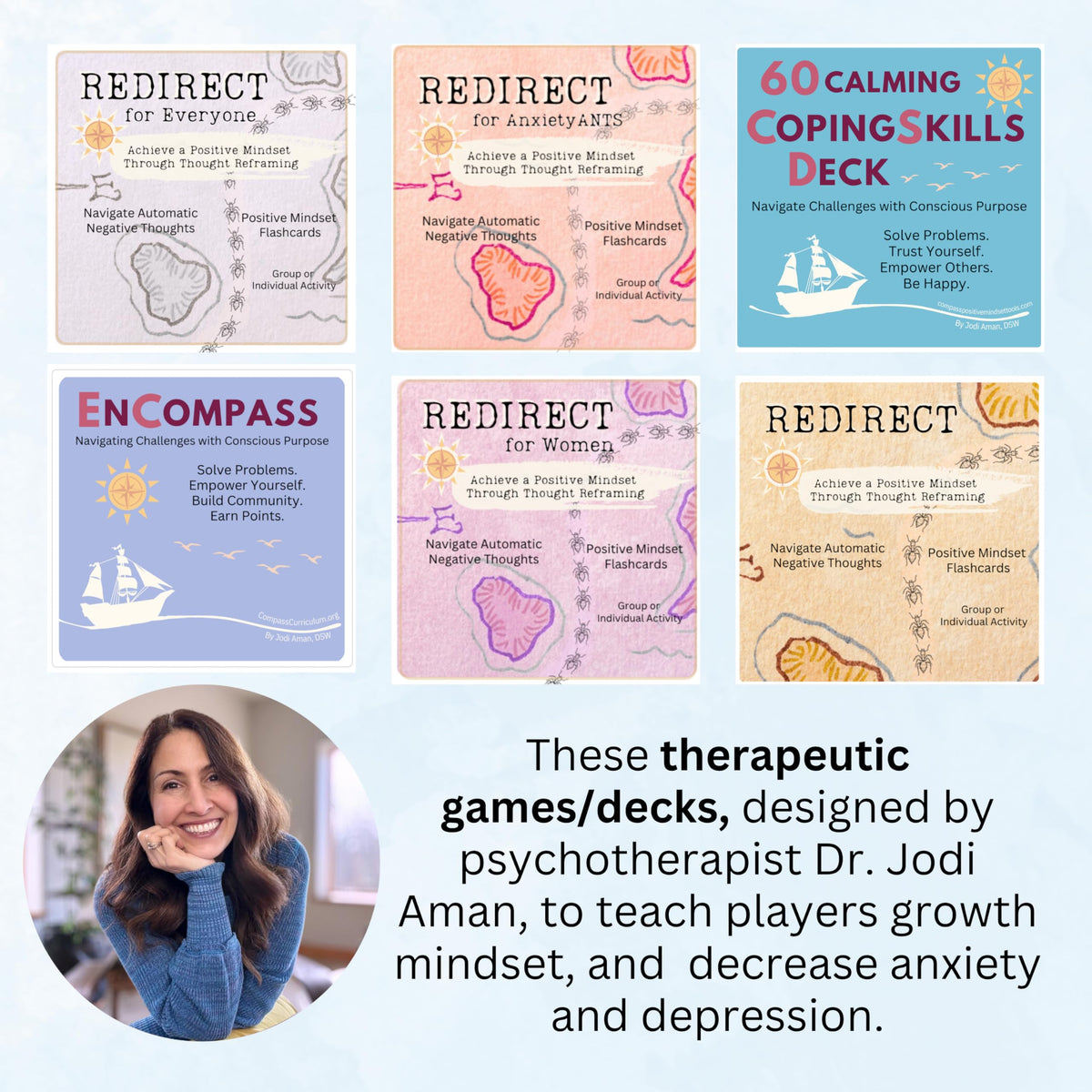 COMPASS Redirect Flashcards compact deck layout for practice anywhere.