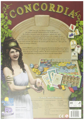 Concordia players plan trade networks across the Mediterranean.
