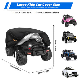 CONFUTURY front label helps align the ride-on toy quickly