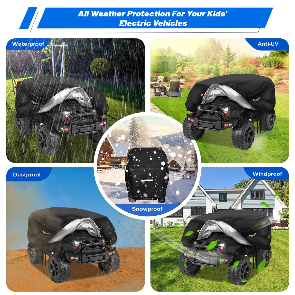 CONFUTURY universal fit for 12V and 26V ride-on trucks