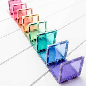 CONNETIX Pastel Creative Pack isosceles triangles extend creative angles and shapes.