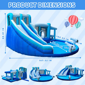 Connsann water spray zone in action for refreshing summer play