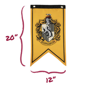 CON*QUEST Banner edge reinforced flag designed for durable indoor decorating.