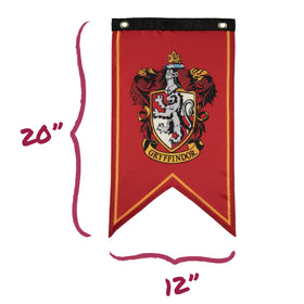 CON*QUEST Slytherin banner flag vivid colors for wall display and gatherings.