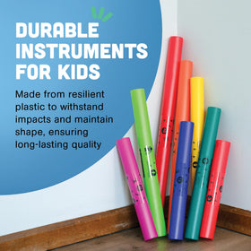 Constructive Playthings Boomwhackers portable set supports quick setup and group activities.
