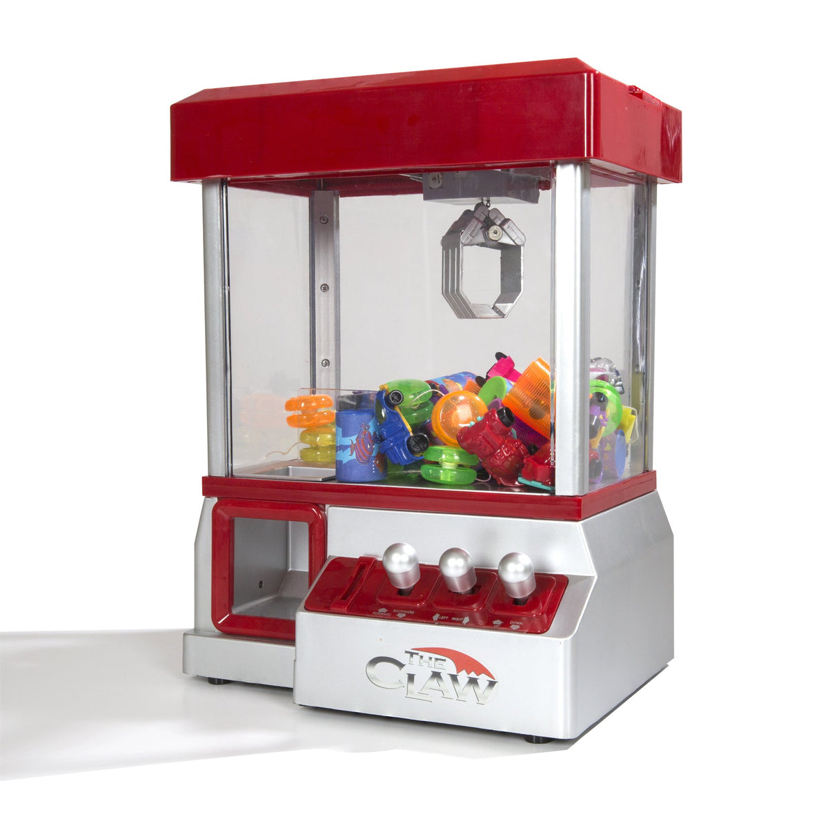 Constructive Playthings Carnival Crane Claw Game front view showcases arcade appeal for kids