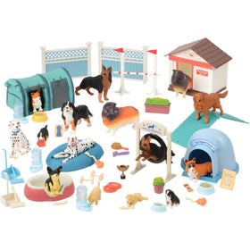 Constructive Playthings Dog Academy Dalmatian figurine for imaginative pretend play