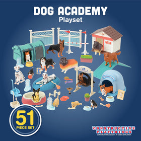 Constructive Playthings Dog Academy German Shepherd figurine for grooming role-play
