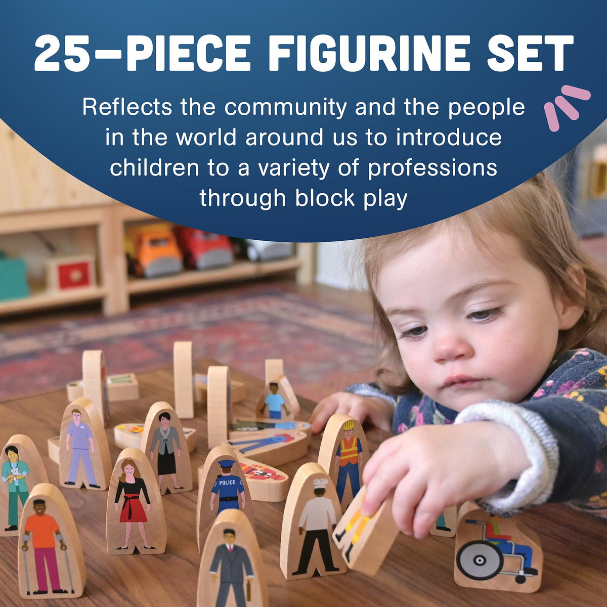 Constructive Playthings sharing-role-play set promotes cooperation and social skills.