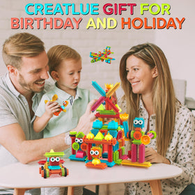 Bright bristle blocks demonstrate color variety for pattern learning