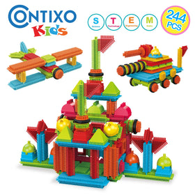 Contixo educational toy helps develop fine motor skills and problem solving.
