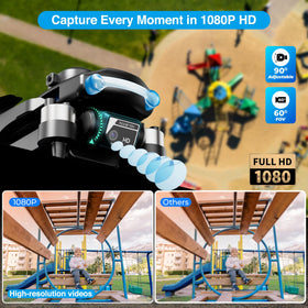 Contixo F19 obstacle avoidance system keeps flights safe around obstacles