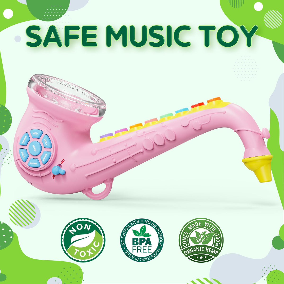 Contixo KT1 two detachable mouthpieces support quick, uninterrupted play.