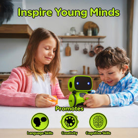 Contixo R1 robot toy dancing mode invites active, imaginative play.