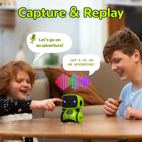 Contixo R1 recording feature captures an 8-second message for replay.
