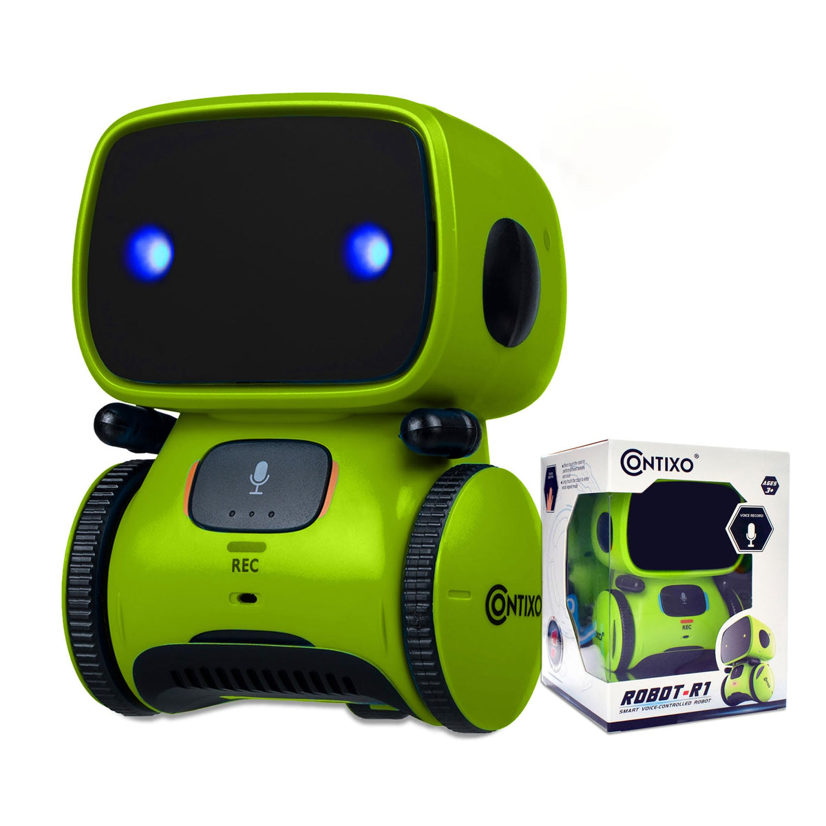 Contixo R1 robot toy singing mode engages kids in interactive play.