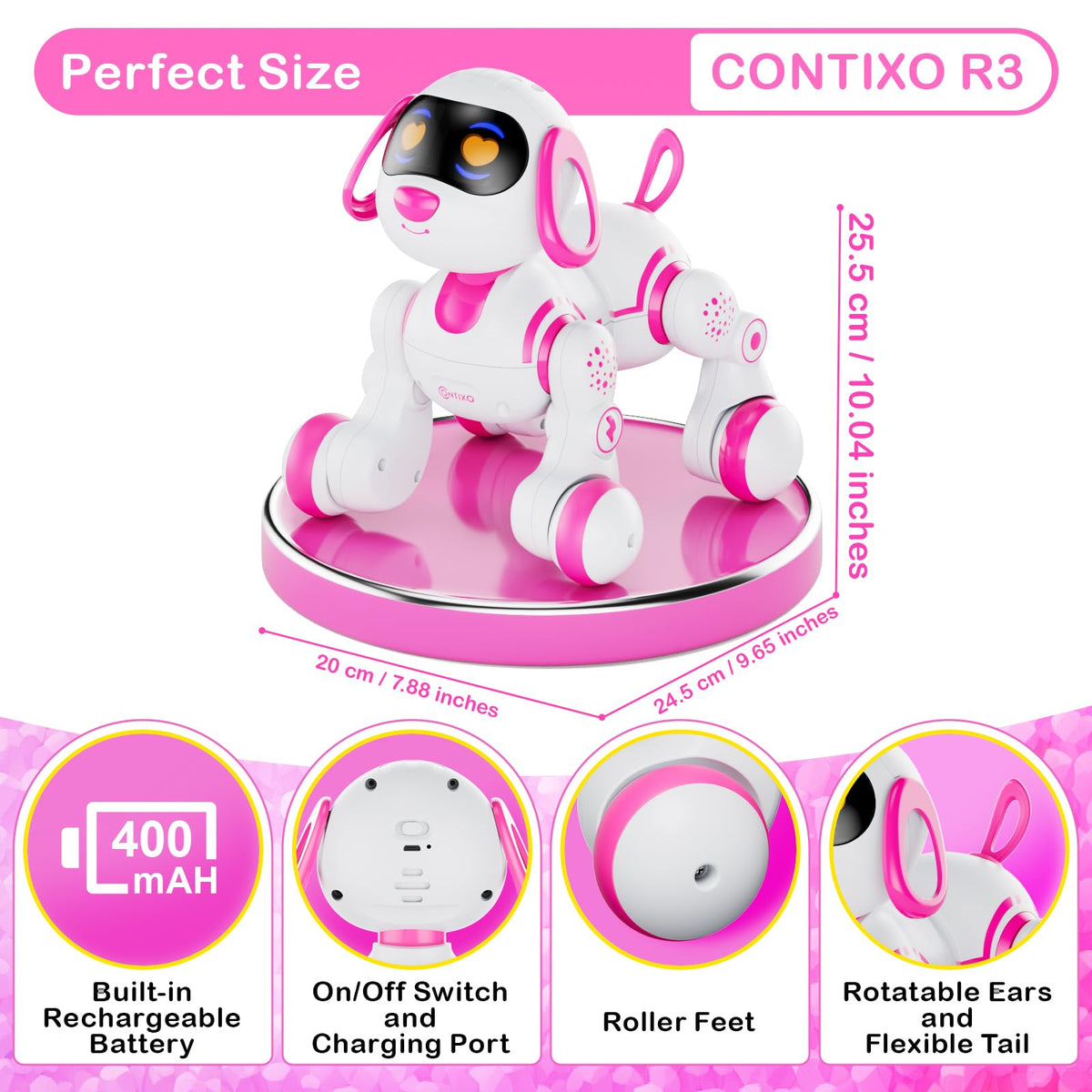 R3 built with durable ABS plastic for safe, everyday use.