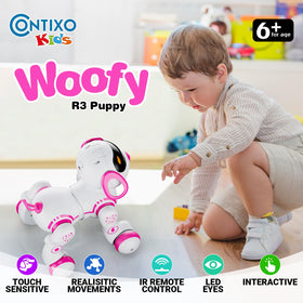 Contixo R3 remote control in action dancing with kid-friendly commands.