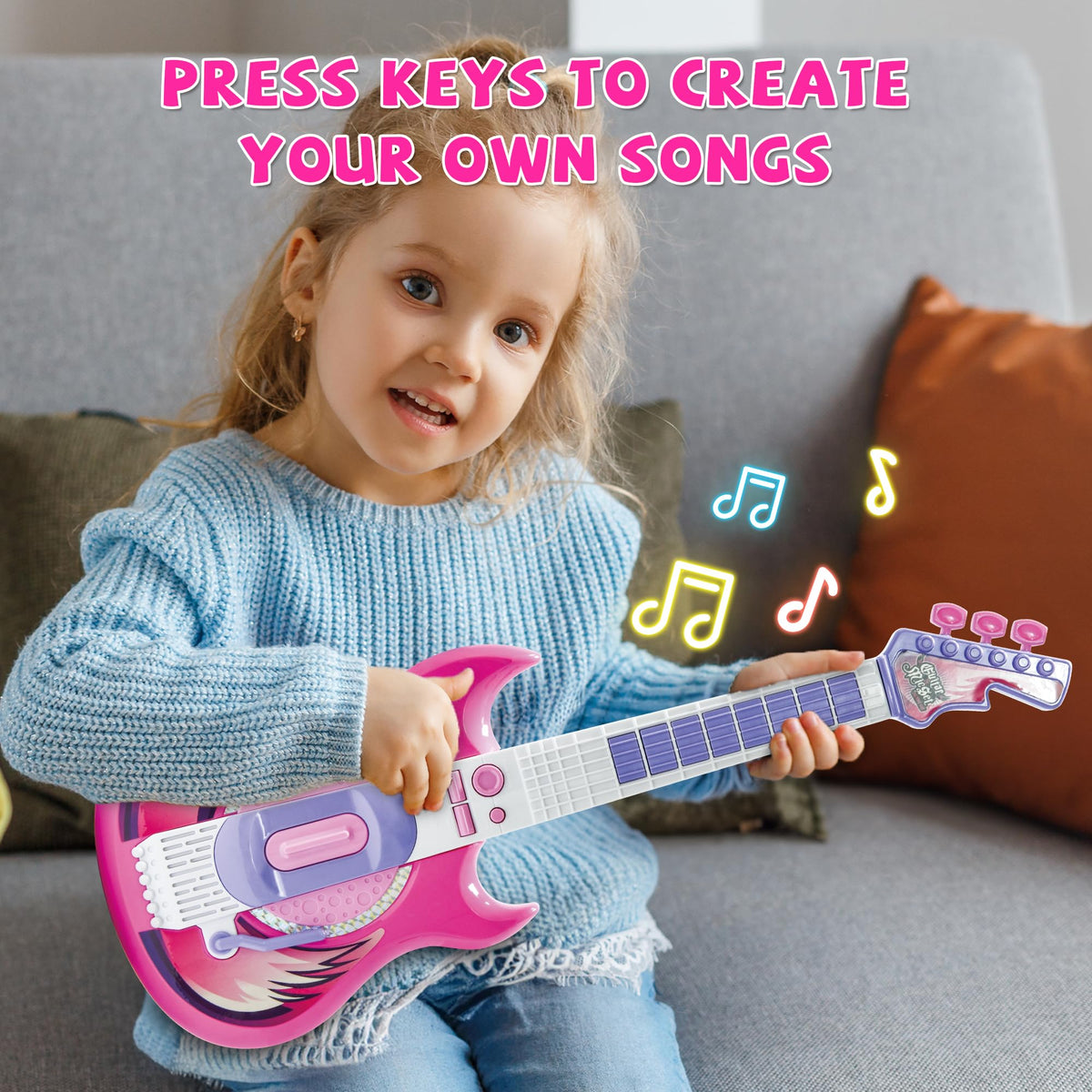 Contixo TG4 child singing and playing, sparks creativity.